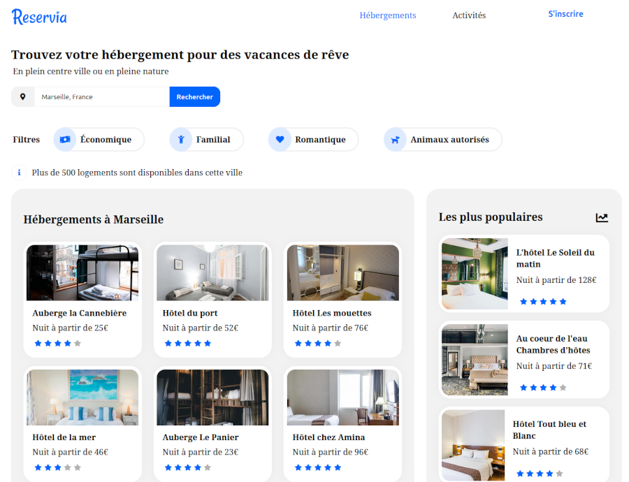 Reservia: web agency